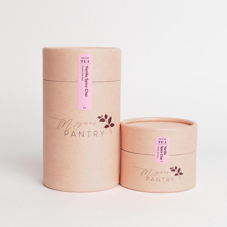 Megan’s Pantry Vanilla Spice Chai tea – a comforting blend of black tea, creamy vanilla, and warm spices for a smooth, aromatic chai latte