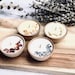 Set of Four Aromatherapy Soy Candles | One Ounce All-Natural Soy Wax Candle with Dried Flowers | Essential Oil Infused | Toxin Free 