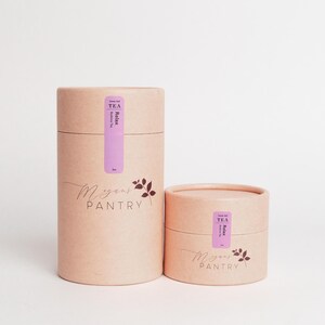 Megan’s Pantry Relax Herbal Tea – a calming blend of chamomile, lavender, and valerian root for soothing, caffeine-free relaxation