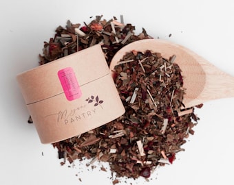 Strawberry White Tea | Loose Leaf White Tea Blend | Hibiscus Lemongrass Rose Hips | Iced Tea Gift | Small Batch Artisan Tea | Megan's Pantry