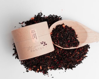 Summer Peach Black Tea | Fruity Loose Leaf Tea | Peach Passionfruit Blend | Iced Tea Gift | Small Batch Artisan Tea | Megan’s Pantry