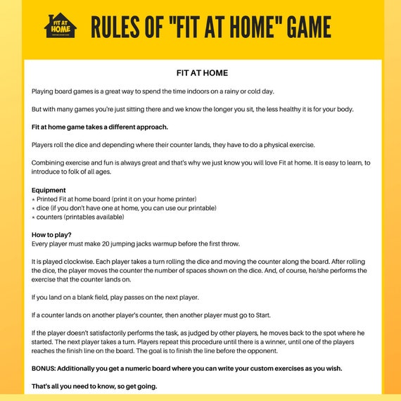Fun exercises to store do at home