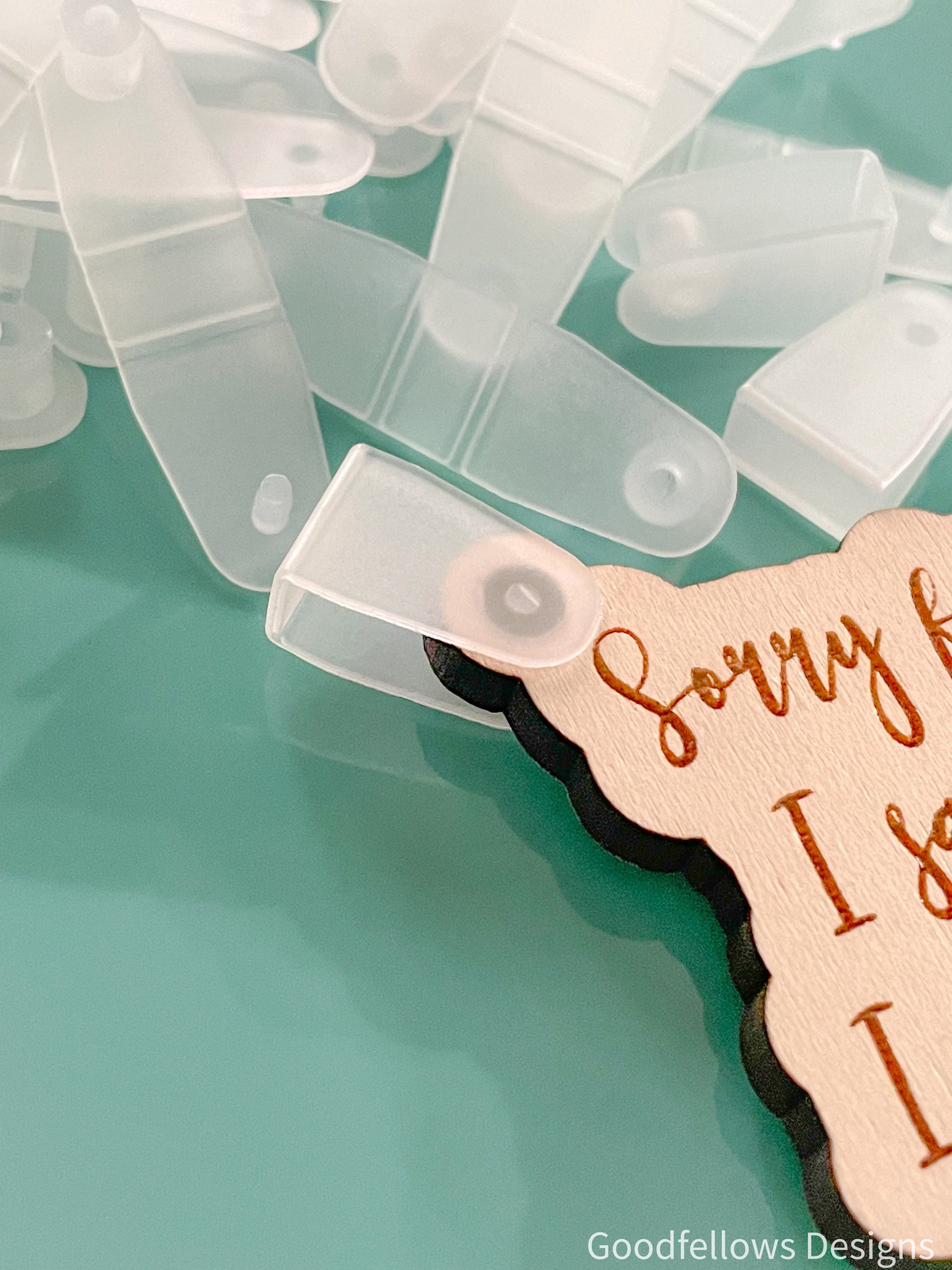 Plastic Keychain Snaps / Clear Keychain Connectors / Keychain Etsy