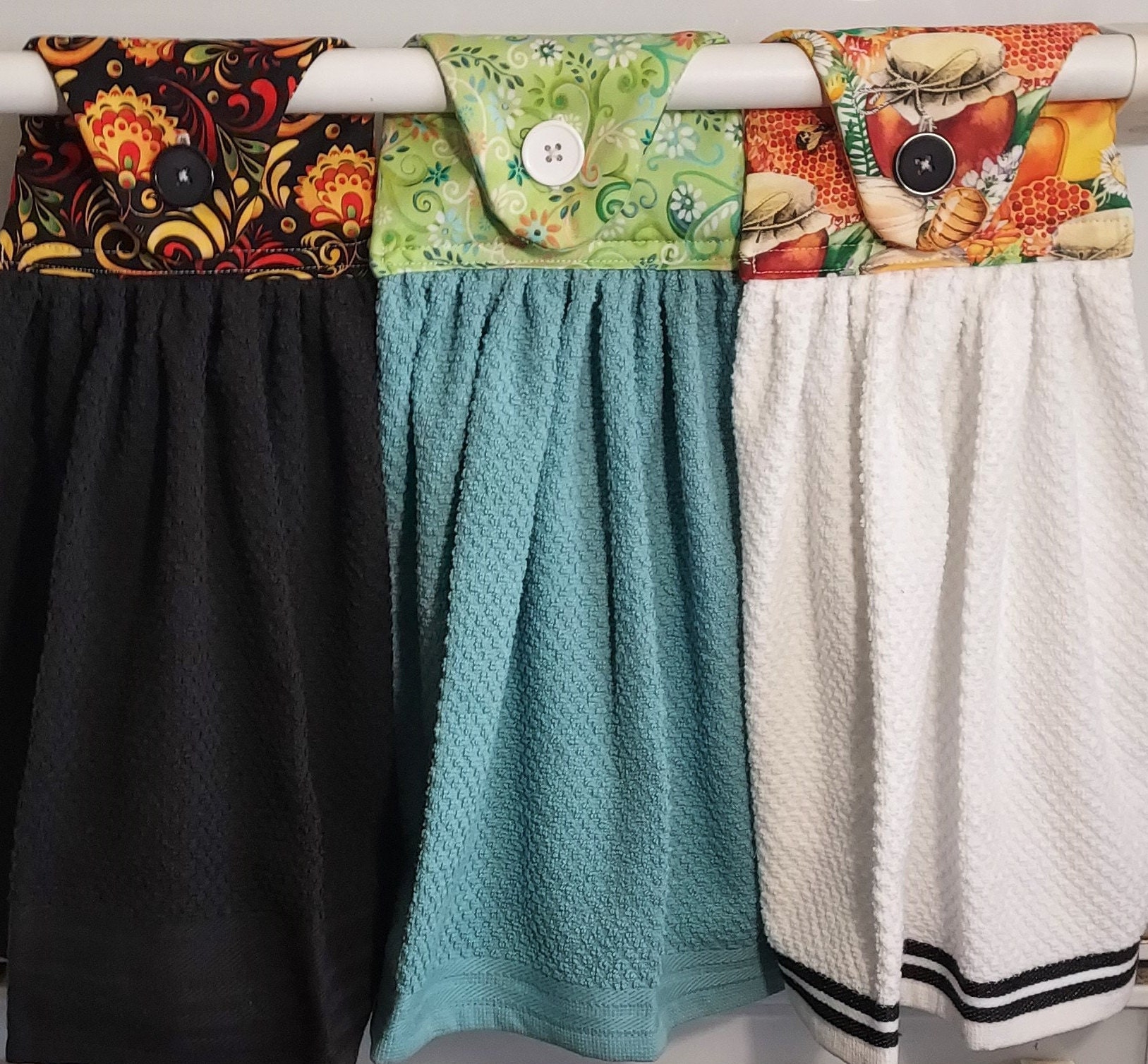 Prosfalt 5 Piece Bow Hand Towels W/ Hanging Loop