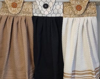 NOVOS PADRÕES Panos de prato para pendurar, nunca mais deixe cair uma toalha de mão, economize em toalhas de papel!