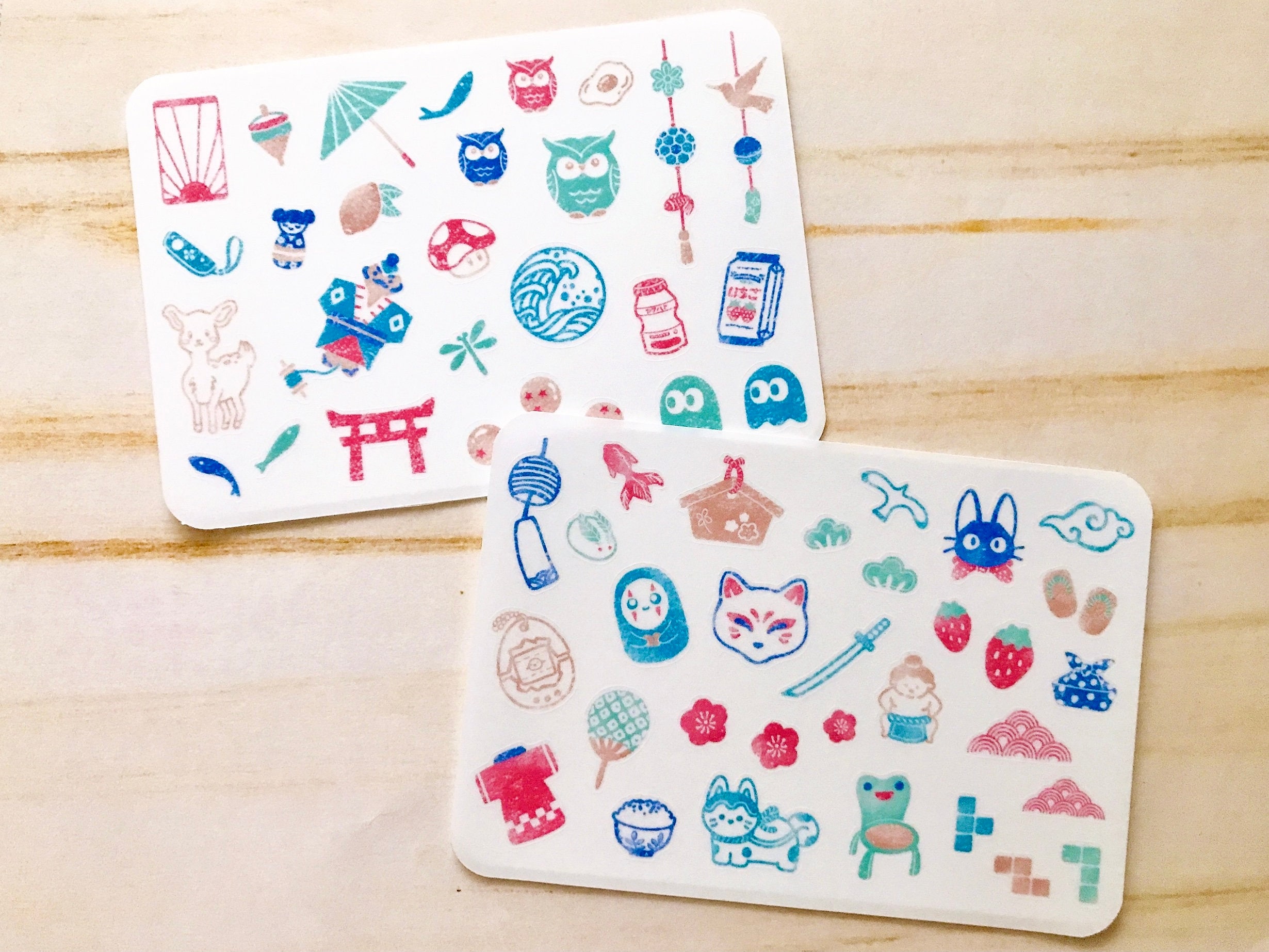 和紙風ステッカー - Etsy 日本