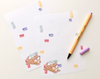 Printable: Shiba PenPal Pages