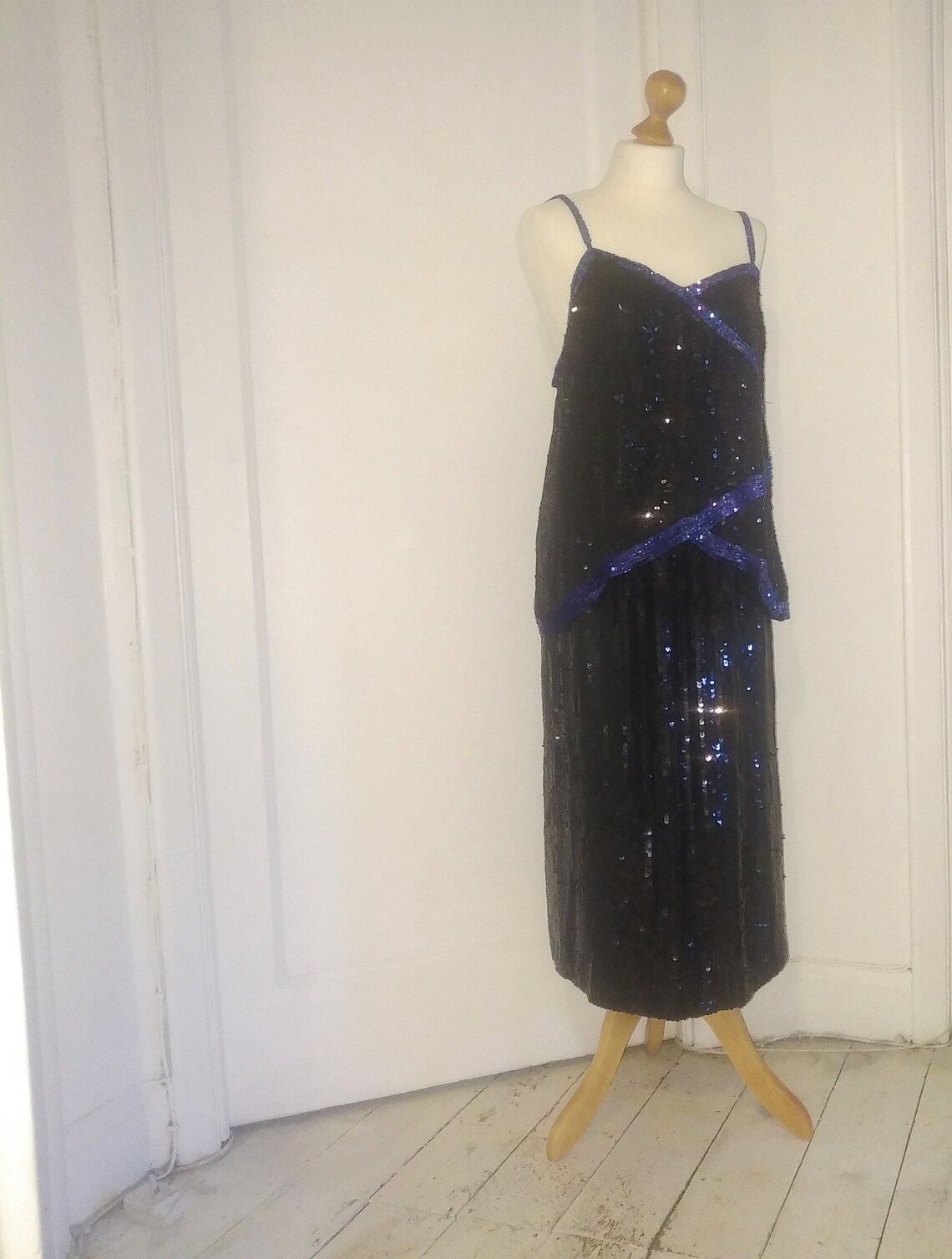 sequin flapper skirt