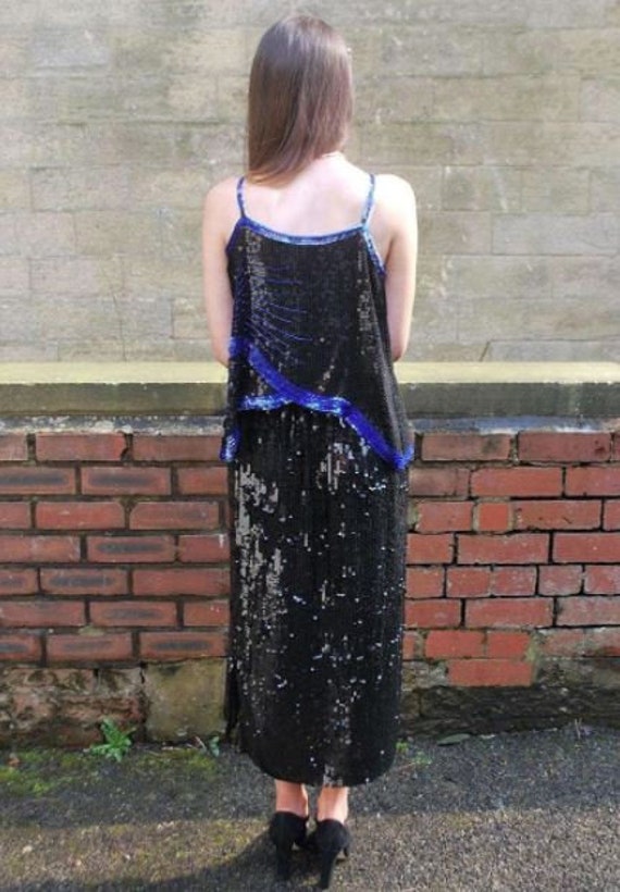 1920s style Gatsby / Flapper party sequin top and… - image 2