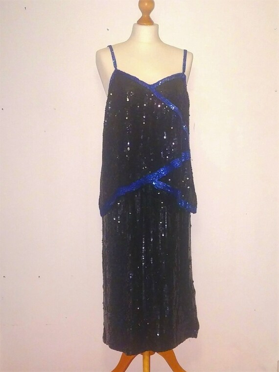 1920s style Gatsby / Flapper party sequin top and… - image 3