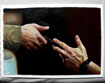 mixtape dipinto a olio su carta per pittura a olio di alta qualità soprannaturale