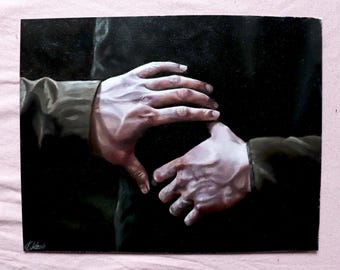 dipinto ad olio originale su carta per pittura ad olio di alta qualità