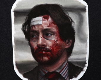 Pittura a olio di Will Graham Hannibal su carta per pittura a olio di alta qualità