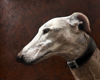 ritratti di animali domestici personalizzati dipinti a olio su carta per pittura a olio