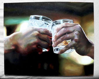 dipinto a olio originale su carta per pittura a olio di alta qualità