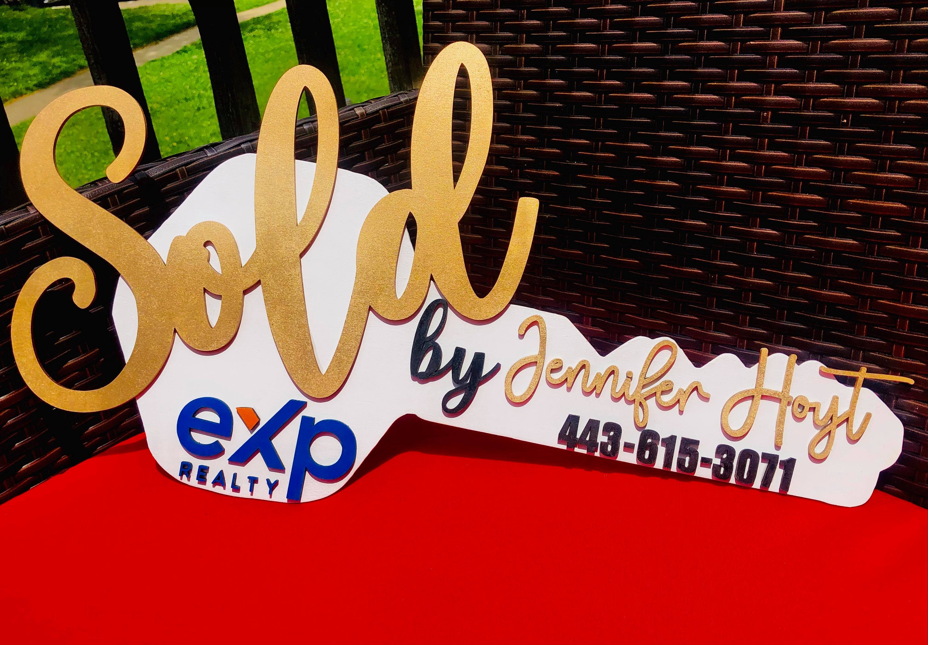 Realtor Key Sold Sign Real Estate Agent Closing Photo Prop | Etsy