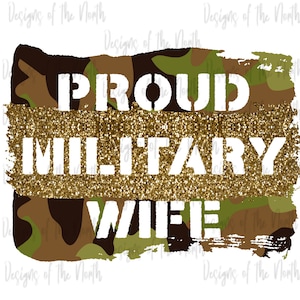 sublimation design-png-waterslide-military wife design-design download-t-shirt design-digital-digital download-military wife sublimation-png