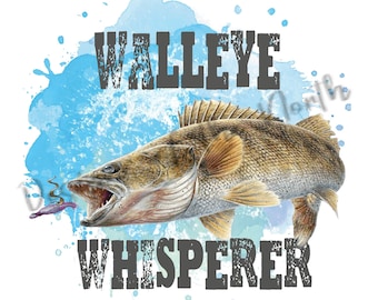 sublimation design-png-waterslide-fishing design-walleye-t-shirt design-digital download-sublimation download-transparent,design for men