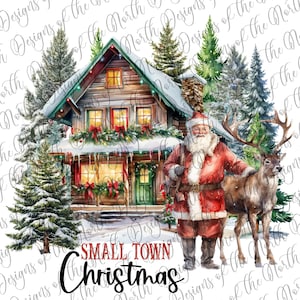 Small town christmas-small town christmas sublimation-small town christmas png-small town christmas digital-christmas sublimation-rustic png