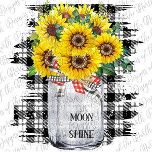 You are the moon to my shine-sunflowers sublimation-moon to my shine sublimation-mason jar sublimation-sunflowers floral sublimation-clipart
