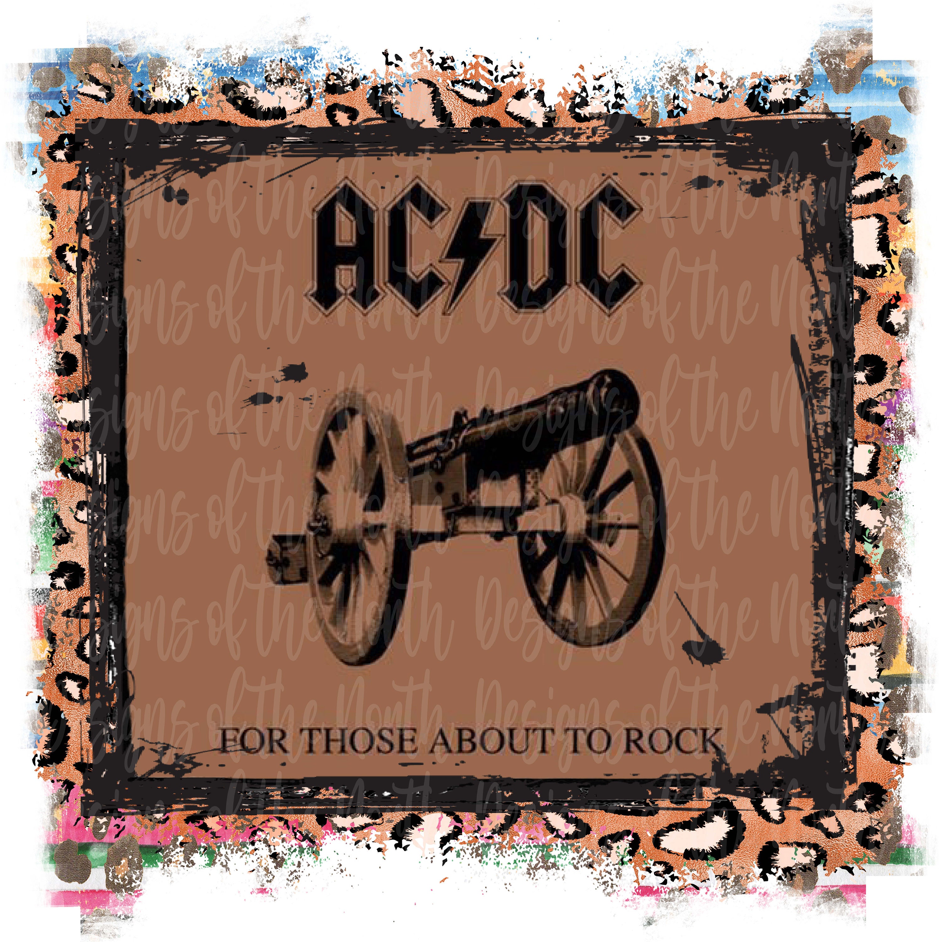 AC/DC for Those About to Rock-ac/dc Sublimation-ac/dc Rock Band ...