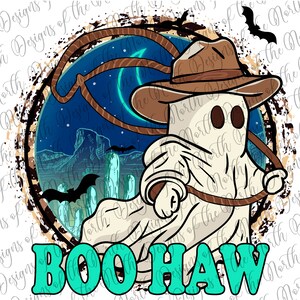 Boohaw-boohaw ghost sublimation-ghost sublimation-western ghost digital-digital western ghost png-ghost png-boo-haw png-halloween ghost png