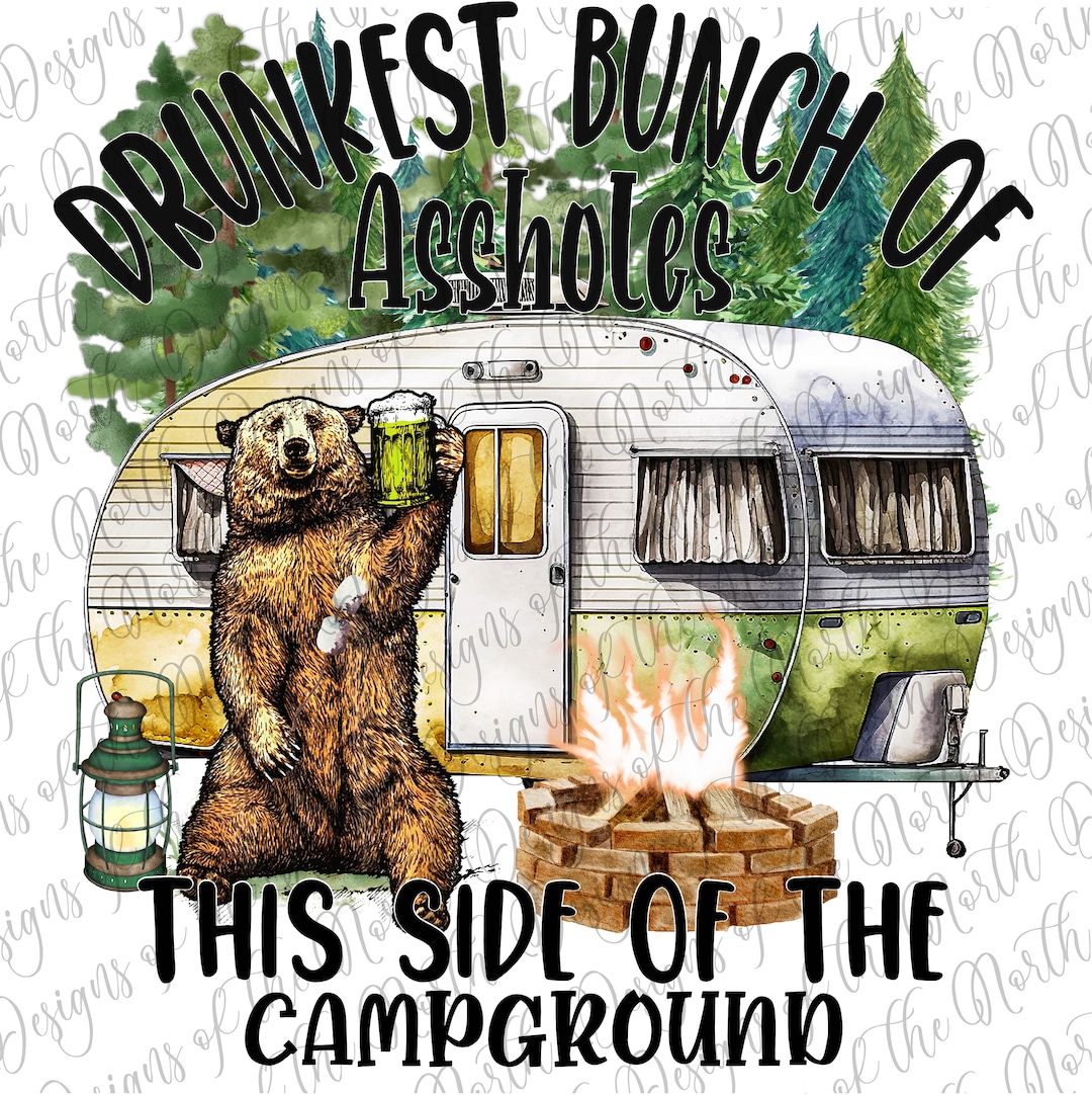 Gartenflagge 'Drunkest Strauß Von Assholes This Side Of The Campground' – Doppelseitig Bedruckt, 30,5 X 45,7 Cm, Aus Polyester