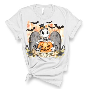 Jack Skellington sublimering-Halloween Jack Skellington sublimering-Fright Night sublimering-Pumpkin King sublimering-Halloween digital png bild 2
