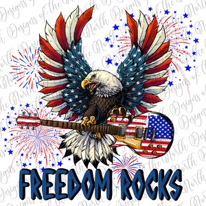 Freedom rocks-freedom rocks sublimation-american sublimation-4th of july sublimation-independence day sublimation-freedom clipart-eagle png