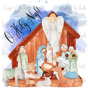 sublimation-o holy night sublimation-christmas sublimation-o holy night clipart-christmas clipart-christmas nativity sublimation-jesus png