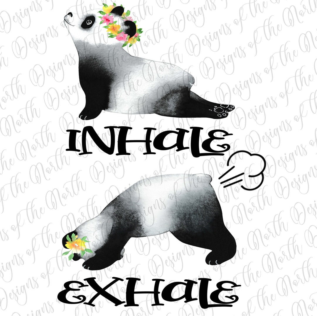 Inhale Exhale-inhale Exhale Sublimation-yoga Sublimation-yoga Png-yoga ...