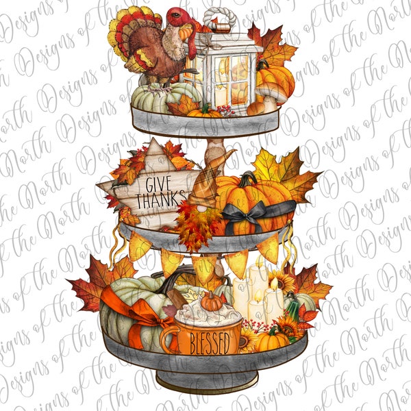 Fall tiered tray sublimation-thanksgiving tiered tray sublimation-tiered tray png-tiered tray printable-thanksgiving sublimation-fall png