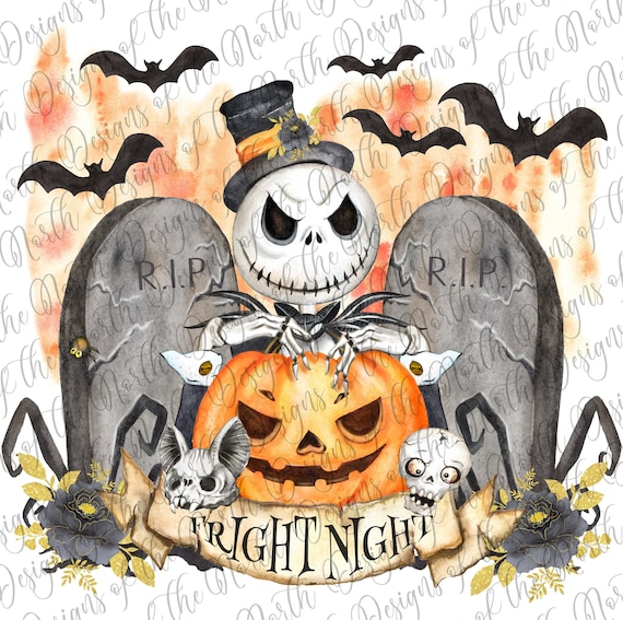 Jack skellington sublimation-halloween jack skellington sublimation-fright night sublimation-pumpkin king sublimation-halloween digital png