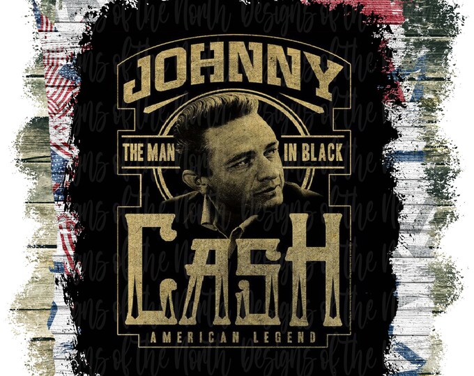 Johnny Cash Sublimation PNG Digital Download - Etsy Canada