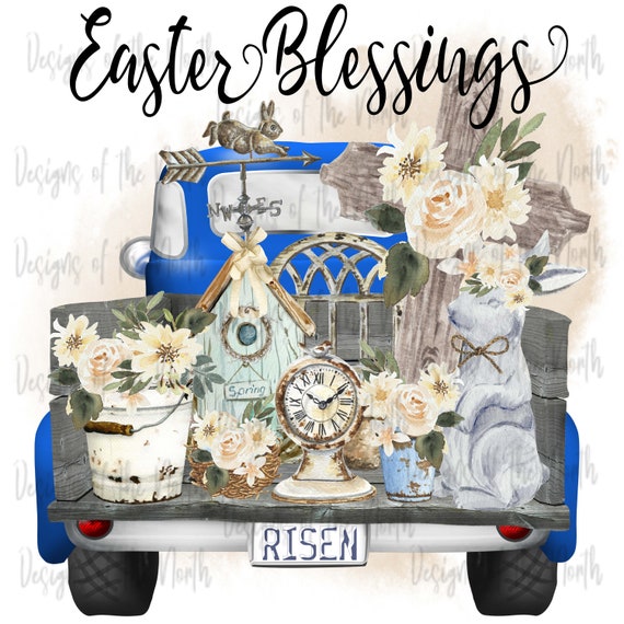 Easter blessings sublimation-Easter sublimation-rustic easter sublimation-farmhouse easter sublimation-easter cross-religious easter-png