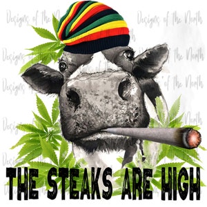 sublimation-stoned cow sublimation-stoned heifer sublimation-weed sublimation-cannabis clipart-420 clipart-funny sublimation-humour clipart