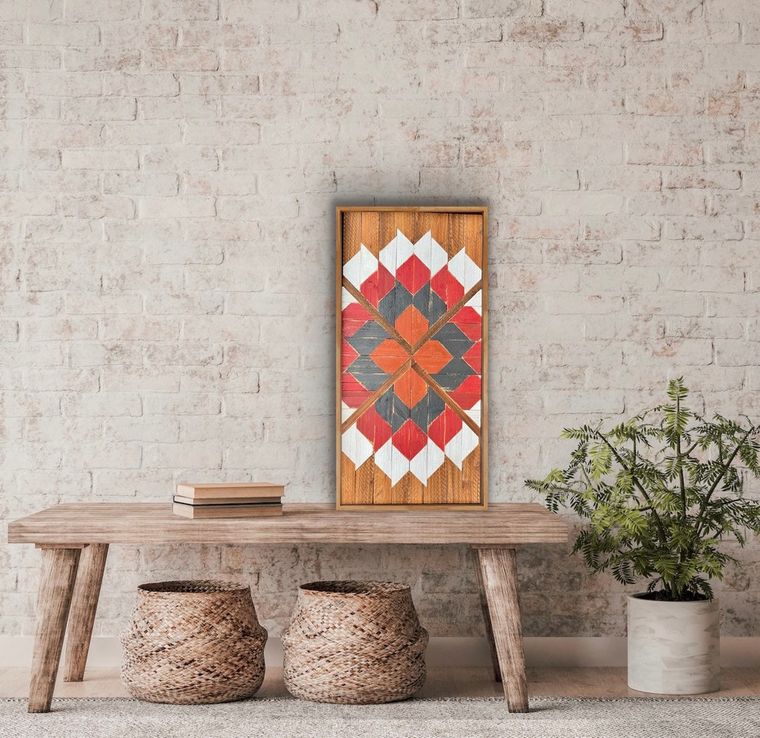 Wood Wall Art Wall Art on Wood Geometric Wood Wall Art Etsy