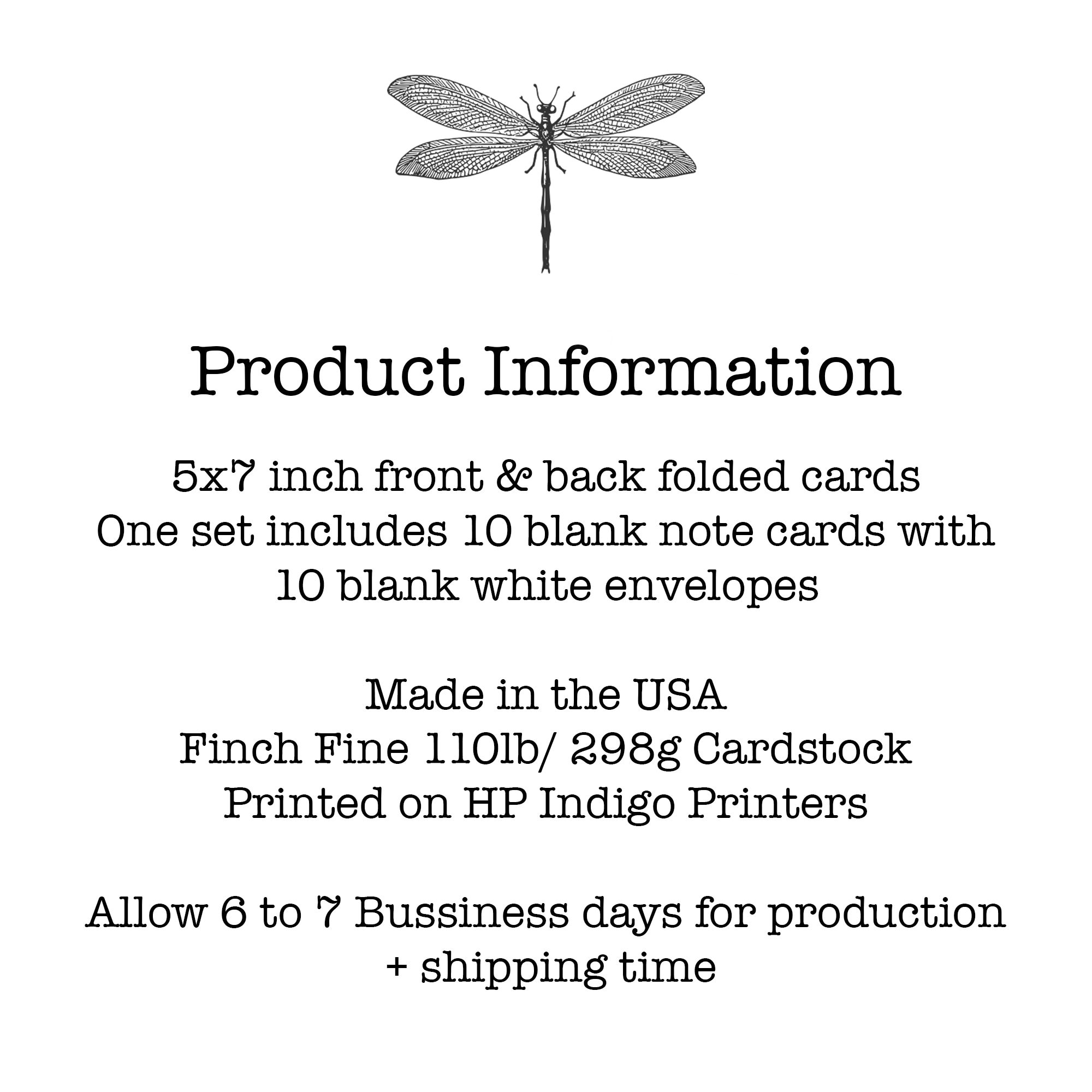 Buffalo Cards, Minimalist Bison Folded Note Cards, Set of 10 Blank Note ...