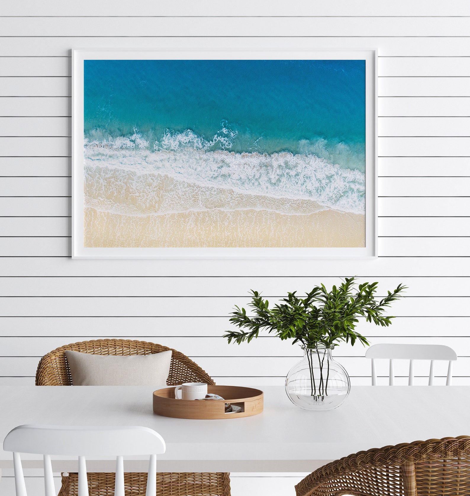 California Beach Wall Art, Coastal Print Digital Download, Modern Boho