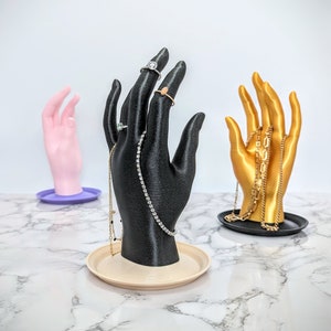 Hand shaped on sale jewelry holder