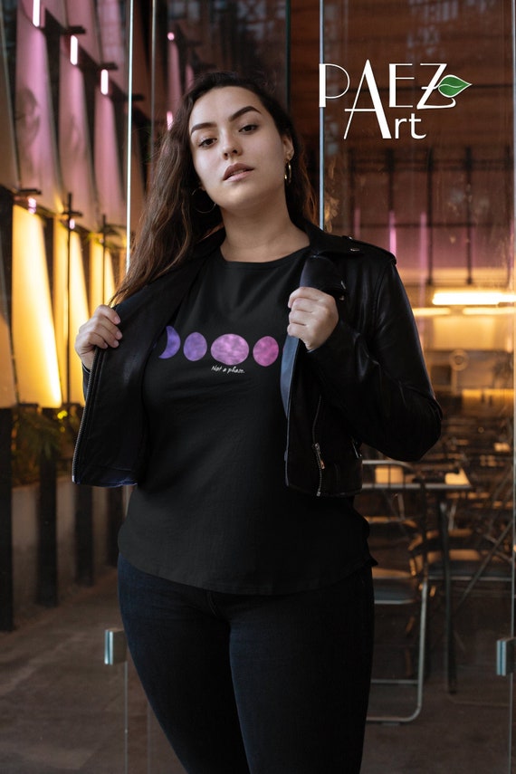 T Shirt Bi Flag Moon Phases Bi Pride 