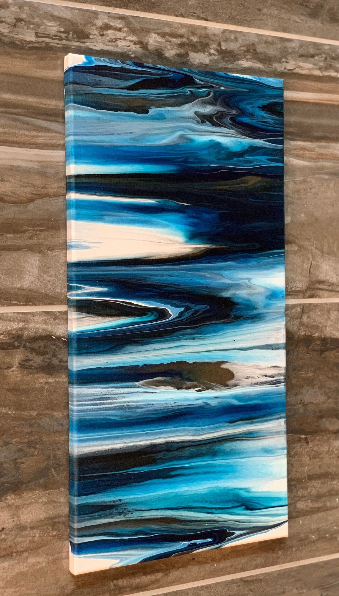 Original Acrylic Pour Painting Dutch Pour Fluid Art - Etsy