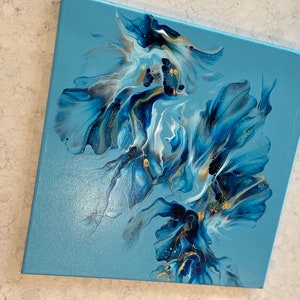 Original Acrylic Dutch Pour Painting, Abstract Fluid Art, Wall Art on ...