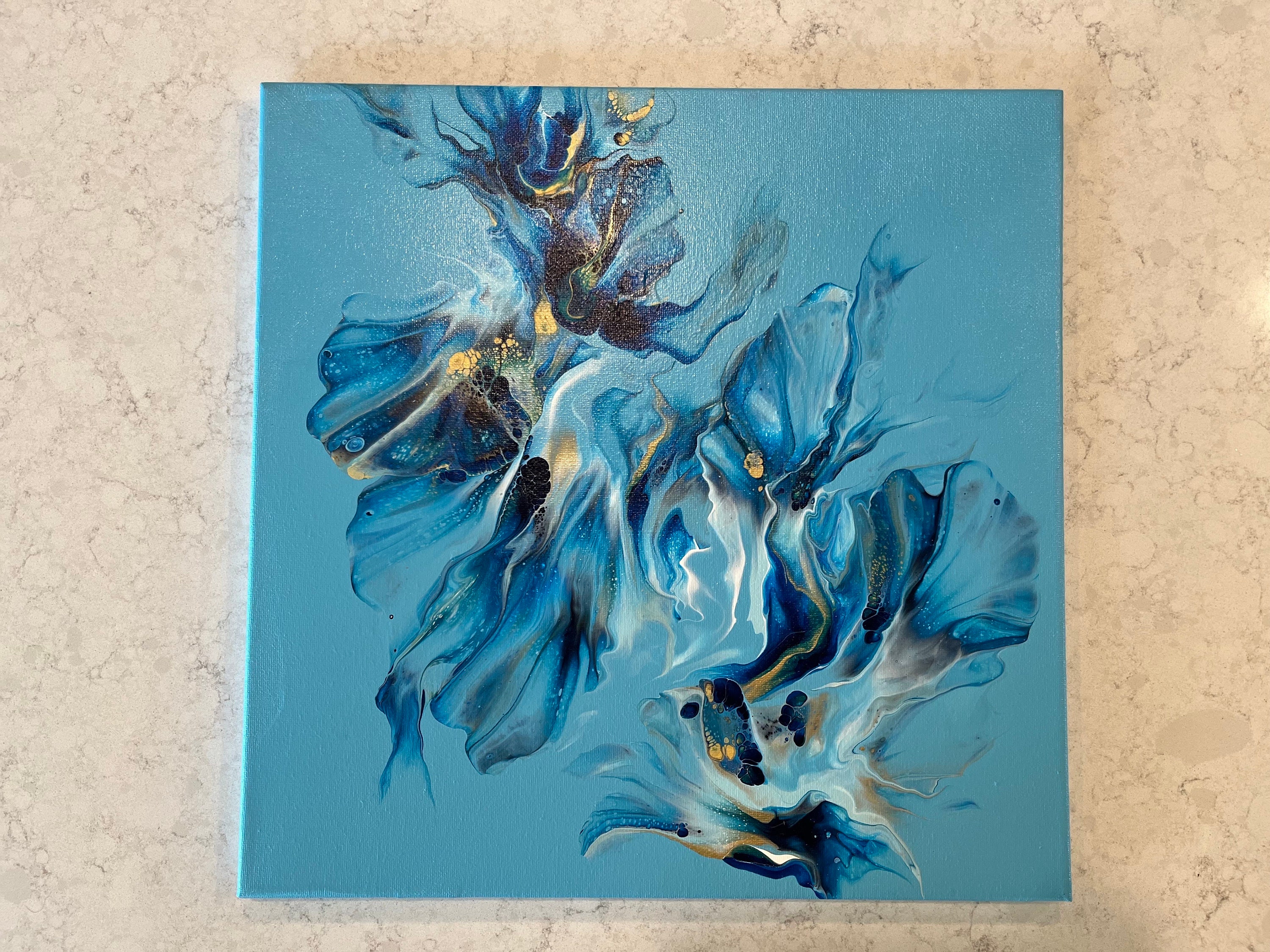Original Acrylic Dutch Pour Painting, Abstract Fluid Art, Wall Art on ...