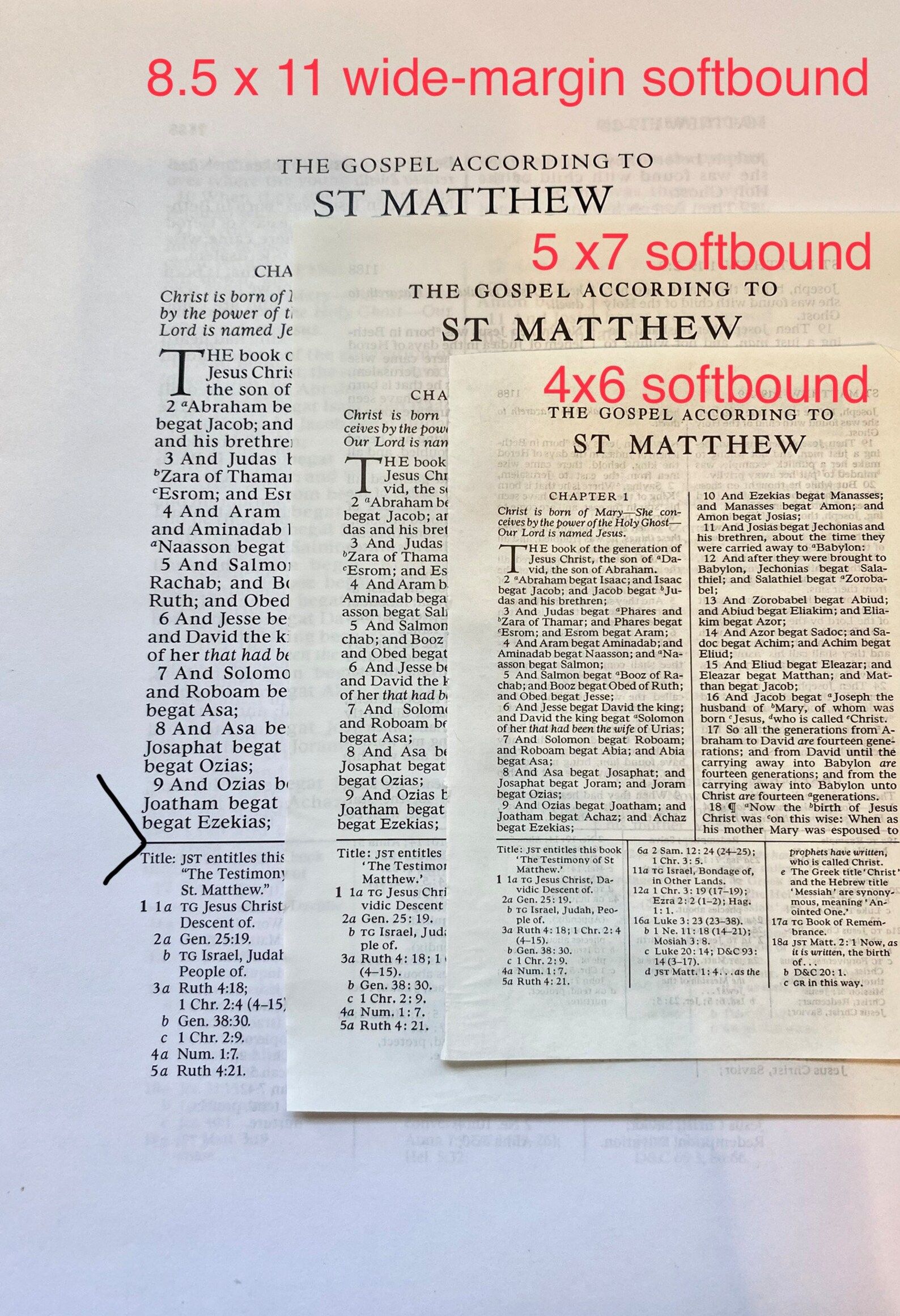 New Testament Wide Margin Spiralbound Scriptures KJV Etsy