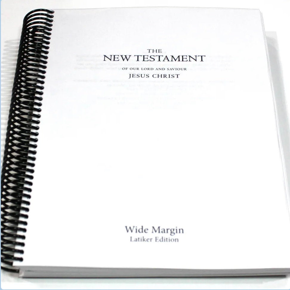 Vol. 1 & 2 Old Testament Wide Margin Spiral Bound Scriptures (LDS/KJV