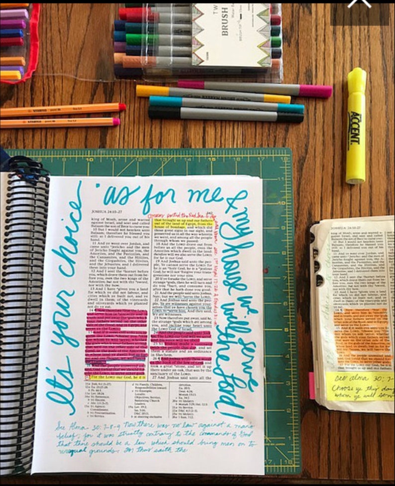 Vol. 1 & 2 Old Testament Wide Margin Spiral Bound Scriptures KJV With