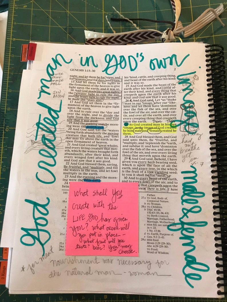 Vol. 1 & 2 Old Testament Wide Margin Spiral Bound Scriptures KJV With