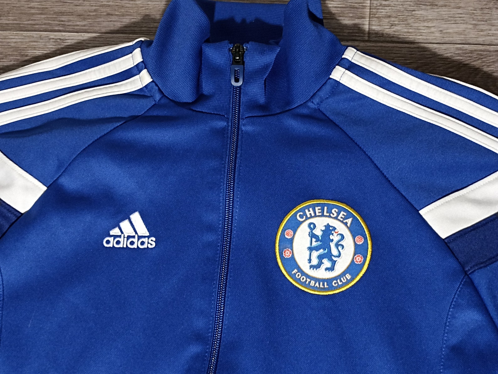 Chelsea FC CFC CHE England Adidas 2014/15 Blue White Men's Sports ...