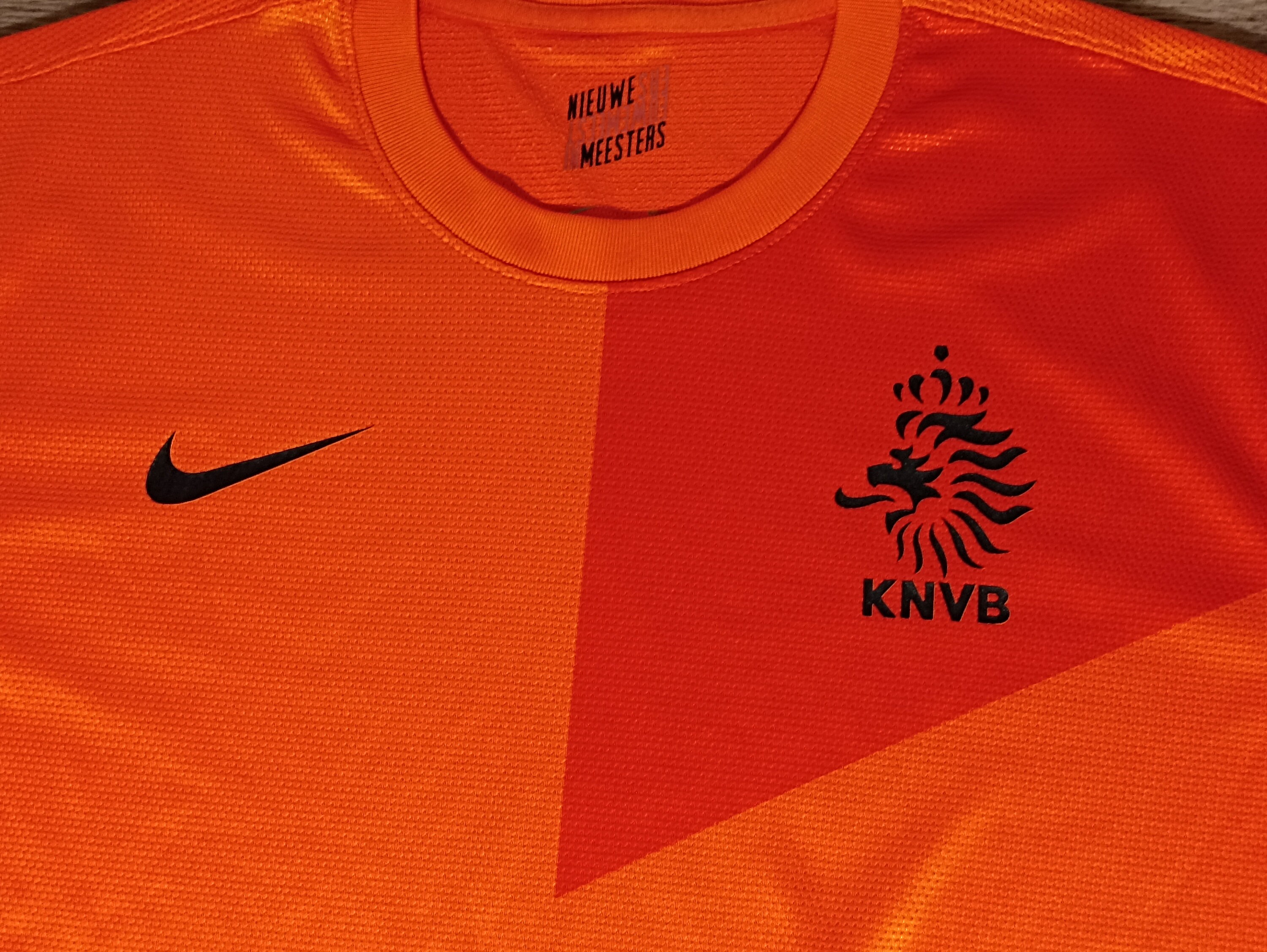 KNVB Holland Netherland Football Soccer Nike Orange Full Zipper Track  Jacket M